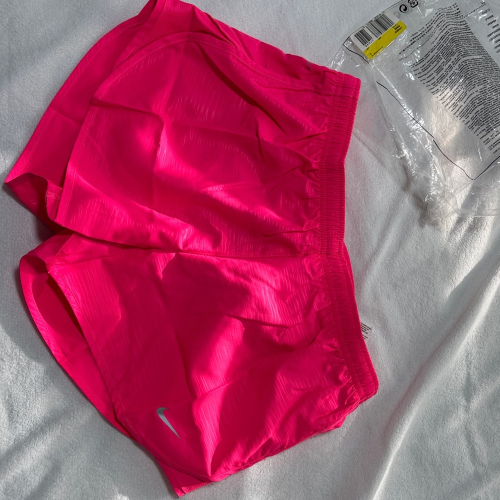 Nike Women's Bright Pink Athletic Running Shorts